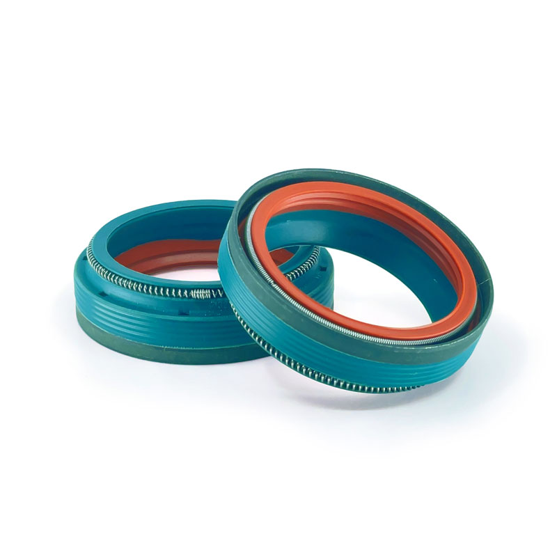 SKF DUAL COMPOUND GREEN SEAL KIT WITHOUT EDGE FOR FORK ROCK SHOX DOMAIN, 35 mm