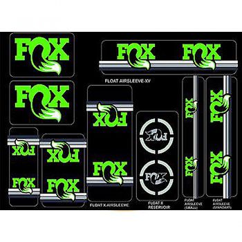 UNIVERZALNI SET NALEPK ZELENE ZA VILICE IN BLAŽILCE FOX 2015/16