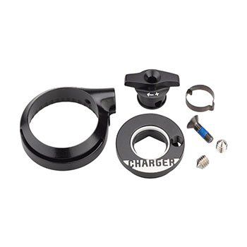 COMPRESION DAMPER KNOB KIT FOR FORK ROCK SHOX CHARGER SID RLC, B1 AND SID ULTIMATE B4, PUSHLOC/TWISTLOCK, 2013+
